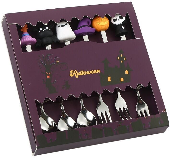 T-D3.2 DC1052-045 Set regalo posate 6 pezzi - Halloween
