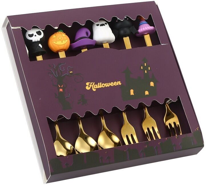 T-F2.2 DC1052-045 Set regalo posate 6 pezzi - Halloween