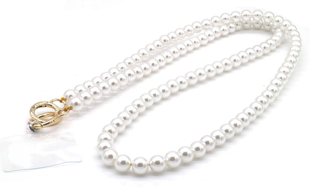 F-F14.1 KEY1027-002 Langes Telefonkabel Perlen 120cm