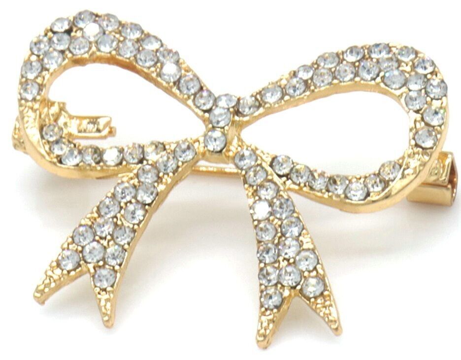 J-F7.3 P1035-022 Spilla Fiocco 3.5cm