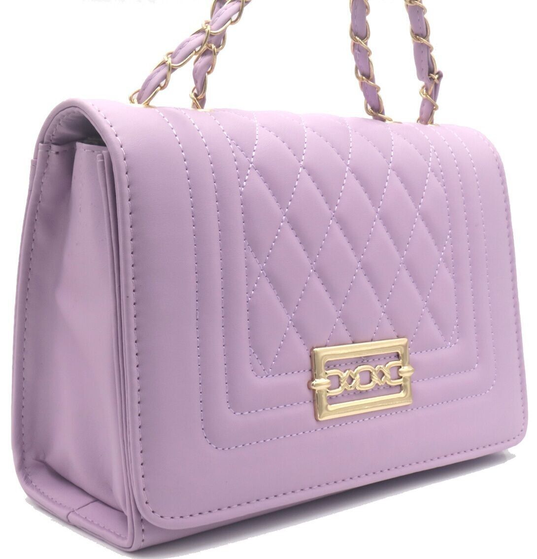Y-C5.4 BAG1016-006-3 Bolsa de PU 25x18x11cm Morado