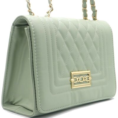 Y-C3.5 BAG1016-006-4 Bolsa de PU 25x18x11cm Verde