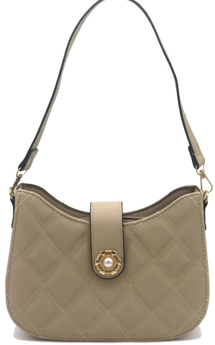Y-F1.4 BAG1016-004-2 Bolsa PU 23x16x7.5 cm Beige