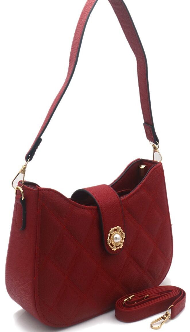 Y-C2.2 BAG1016-004-4 Bolsa PU 23x16x7.5 cm rojo