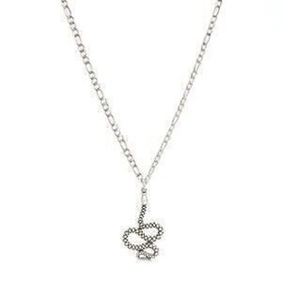 Necklace snake silver