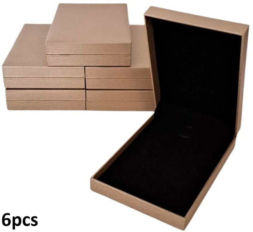 R-D4.1 PK1032-005 Luxus-Geschenkbox 16x11x3.5cm - Gold - 6 Stück