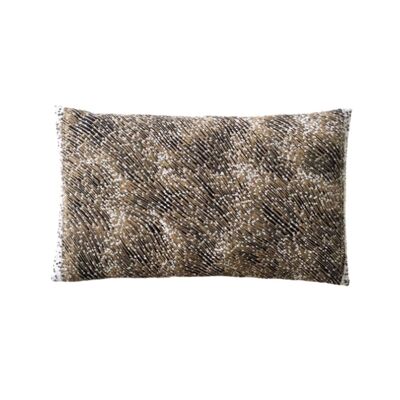 Coussin HERBAÉ rectangle marine & beige