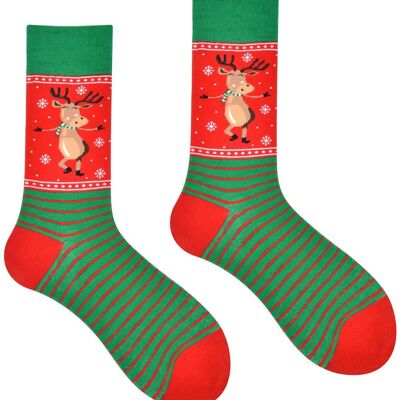 S-K1.1 paio di calzini SOCKS2438-113 taglia 38-45 Natale