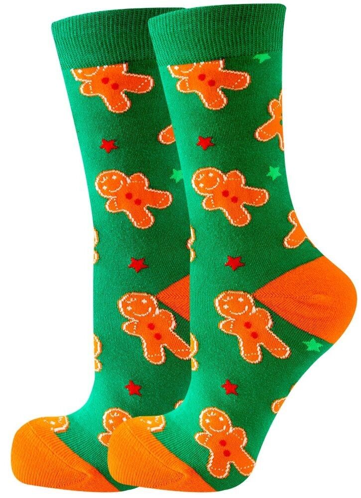 S-K3.3 SOCKS2316-432-6 Paio di calzini taglia 38-45 Omino di pan di zenzero