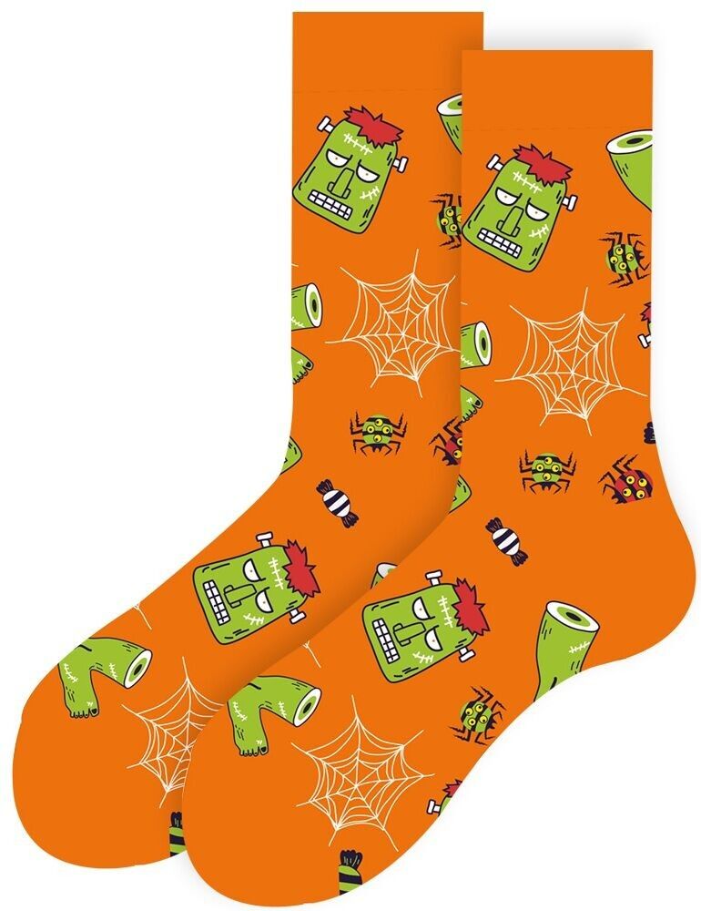 S-E8.3 SOCKS2564-007 Par de calcetines talla 38-45 Halloween