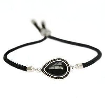 Bracciale Versailles nero argento