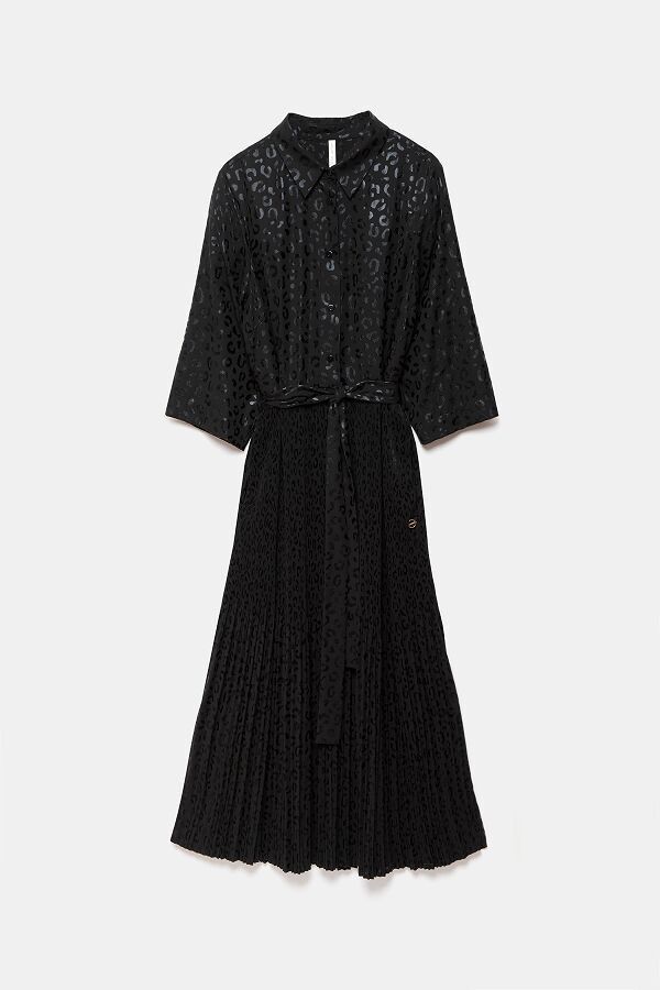 Robe à imprimé métallisé