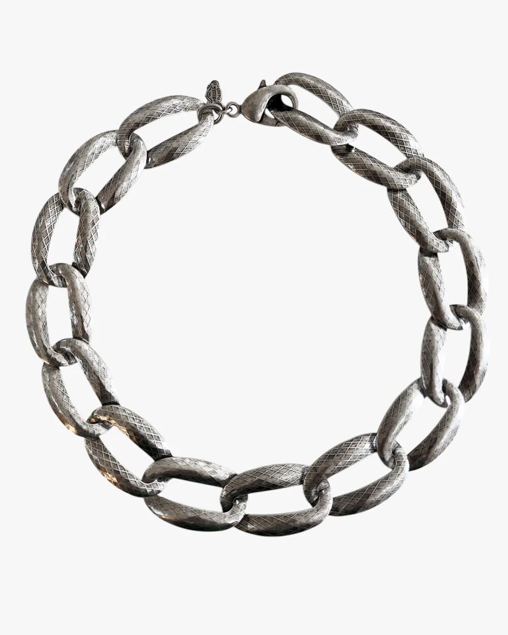 COLLAR DE PITÓN DE PLATA