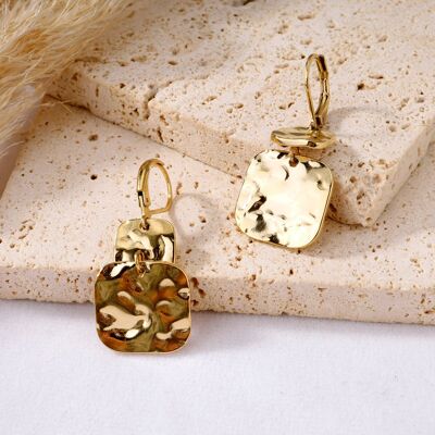 Pendientes martillados