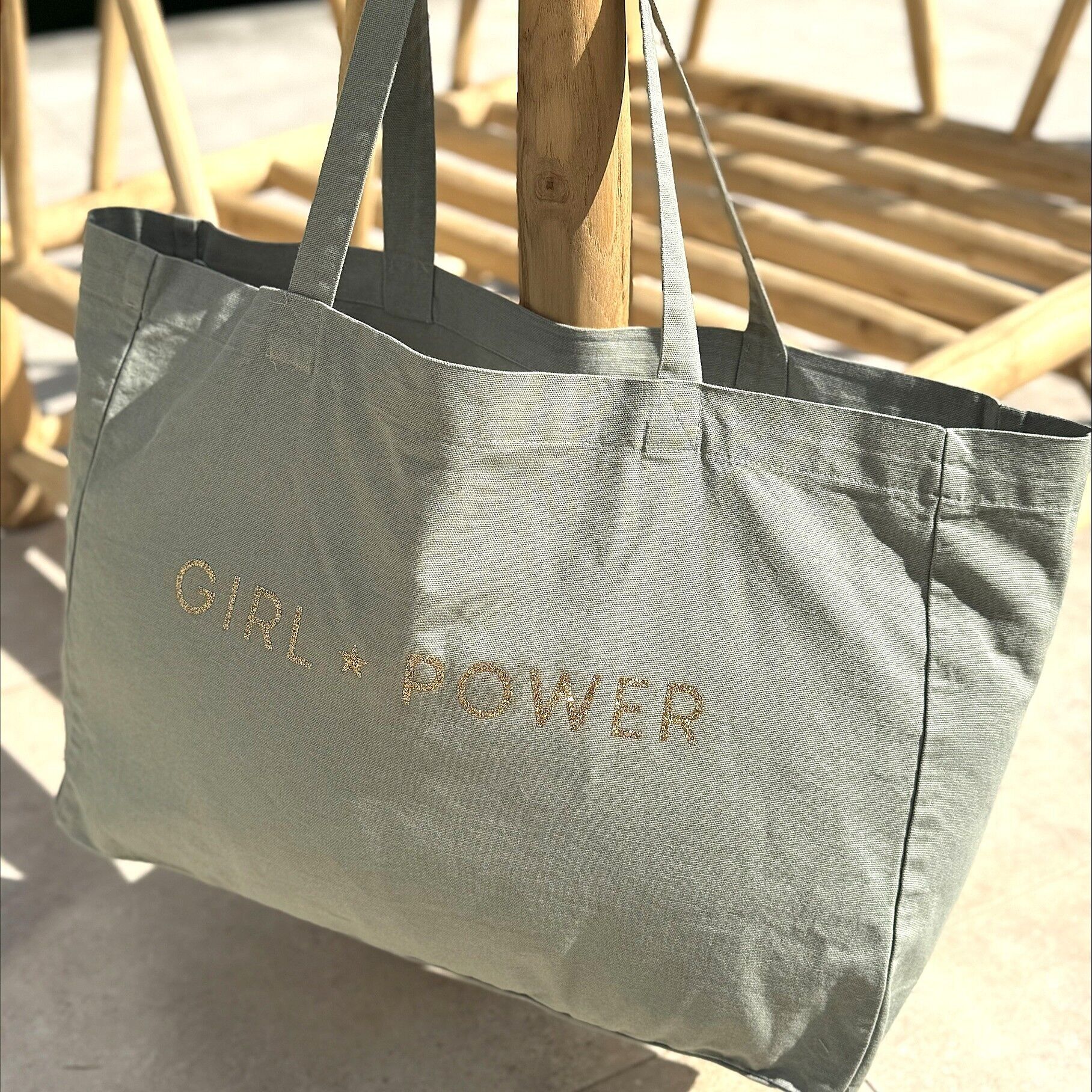 Shopping Bag - Girl Power - 4 coloris au choix