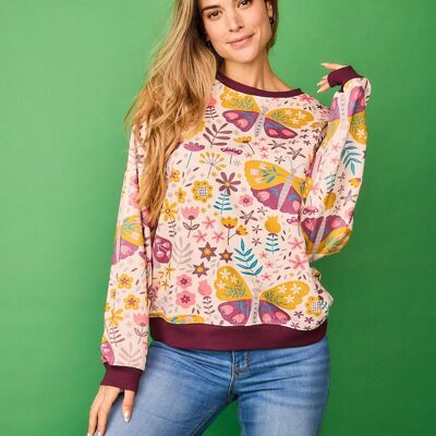 Sweat-shirt Papillon Fruit