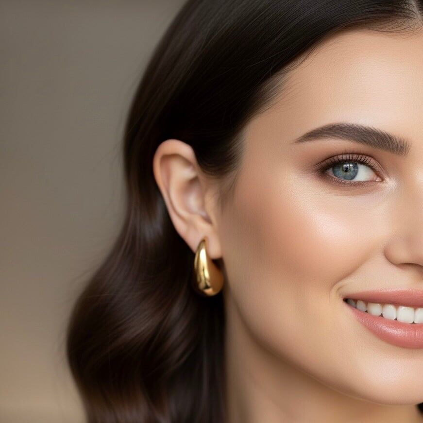 Orecchini Goccia Bold Oro