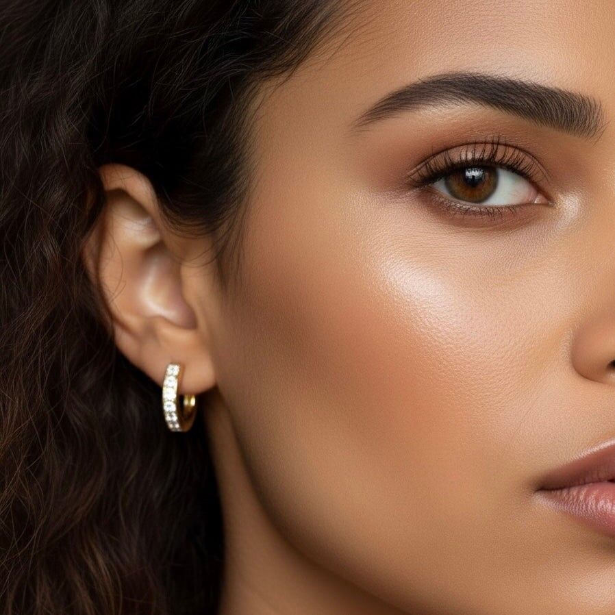 Cerchi d'oro massiccio