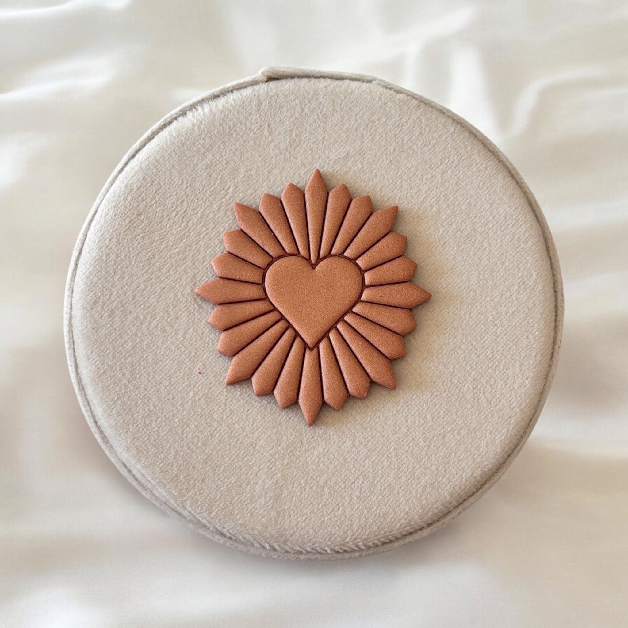 Portagioie da viaggio Cuore Sacro blanco