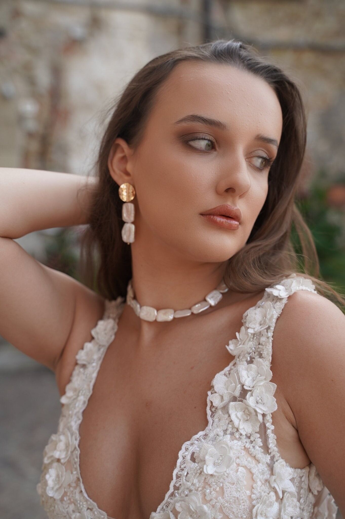 Oro desnudo - Orecchini con Perle Barocche