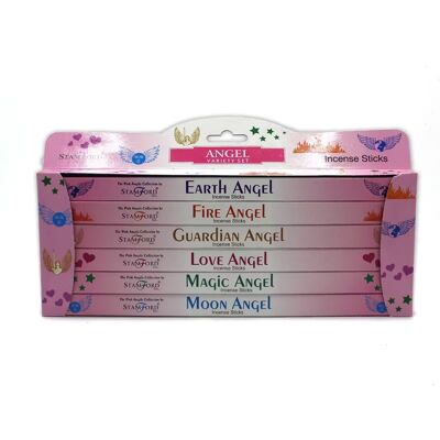 Coffret de bâtonnets d'encens Stamford - Ange (6 parfums)
