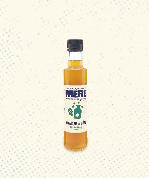 Vinagre de cerveza artesanal de saúco 25 cl Hecho a mano en Francia