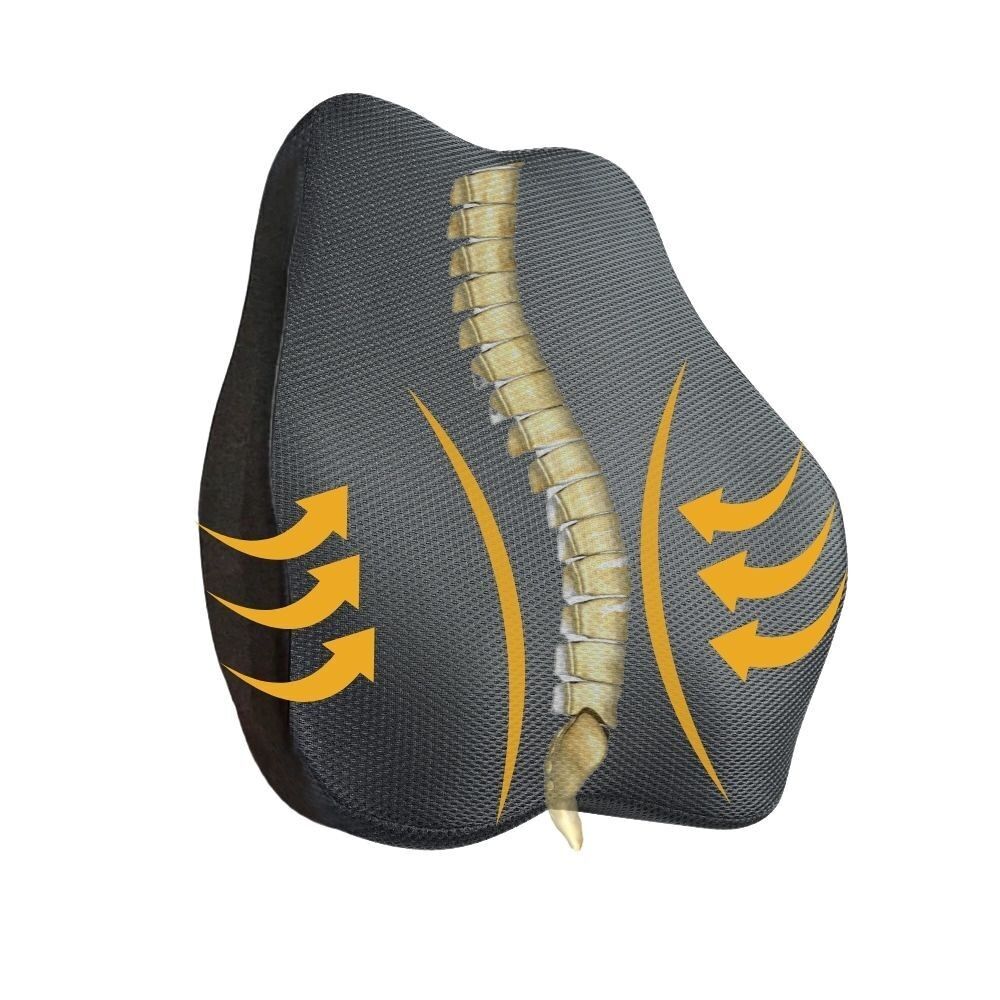 Extended lumbar support cushion | ERGONOMIC