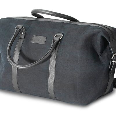 Sac de week-end en toile bleu marine