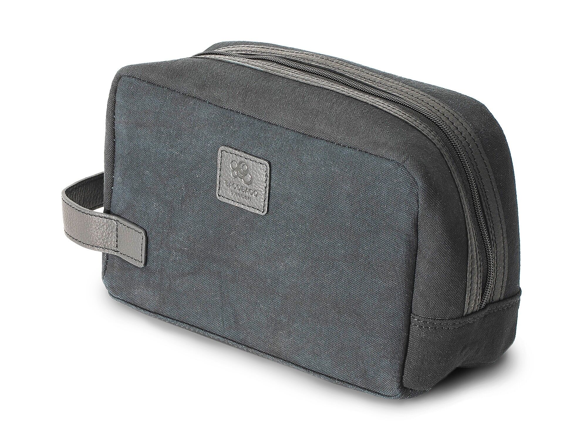 Beauty case in tela blu navy