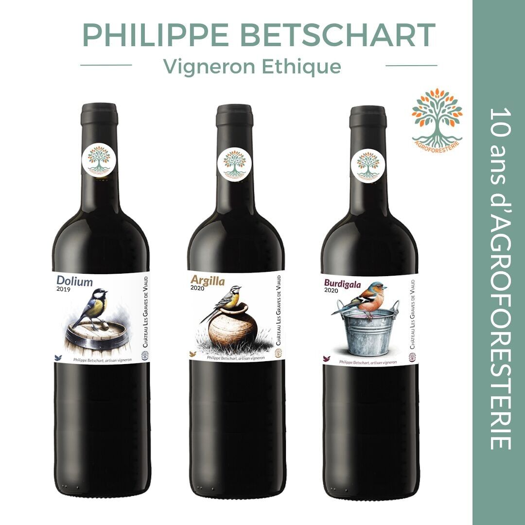 Château les Graves de Viaud Les oiseaux, AOC Côtes de Bourg, Vin bio cértifié Demeter