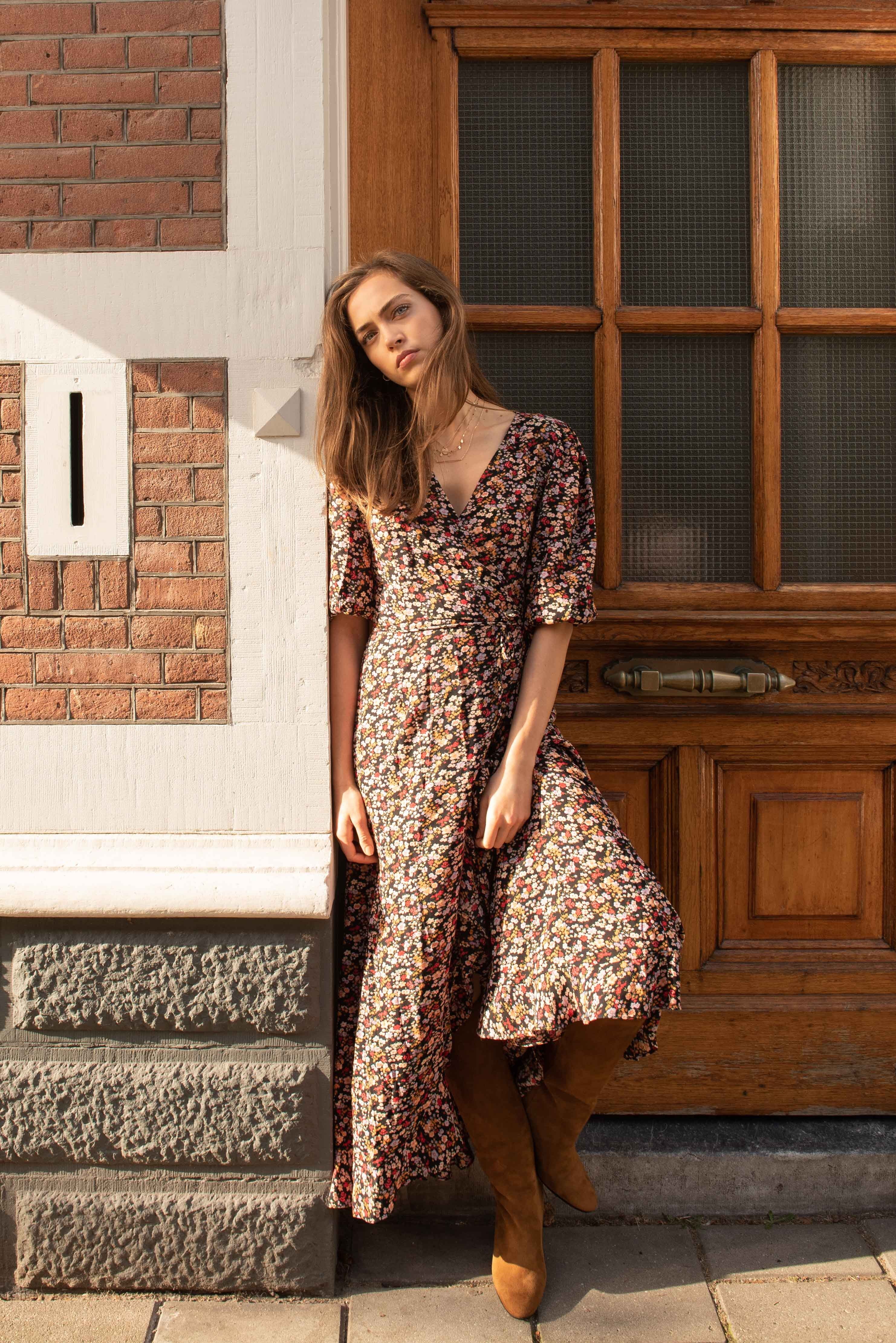 Esmee Langes Kleid Schwarz