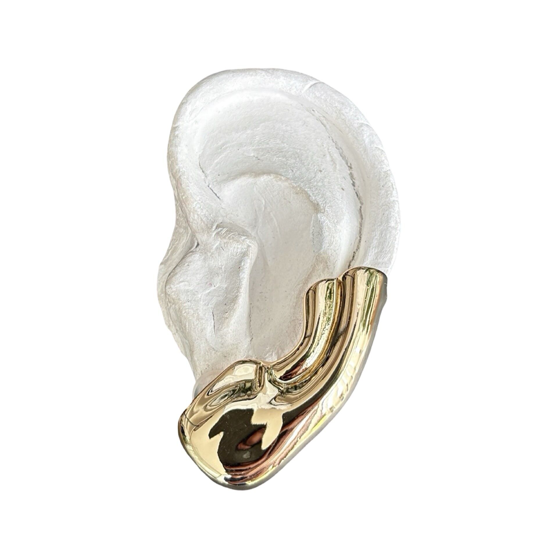 Goldener Ear Cuff Ohrring (1 Stück)