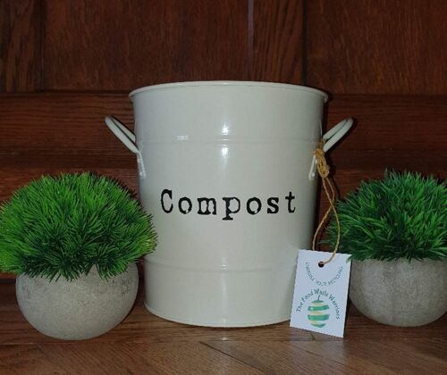 Country Compost Caddy  Cool Cream