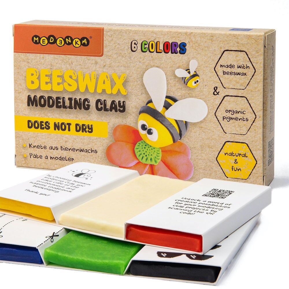 Assortiment en cire d'abeille à colorier - métal STOCKMAR - Crayon cire - Achat & prix