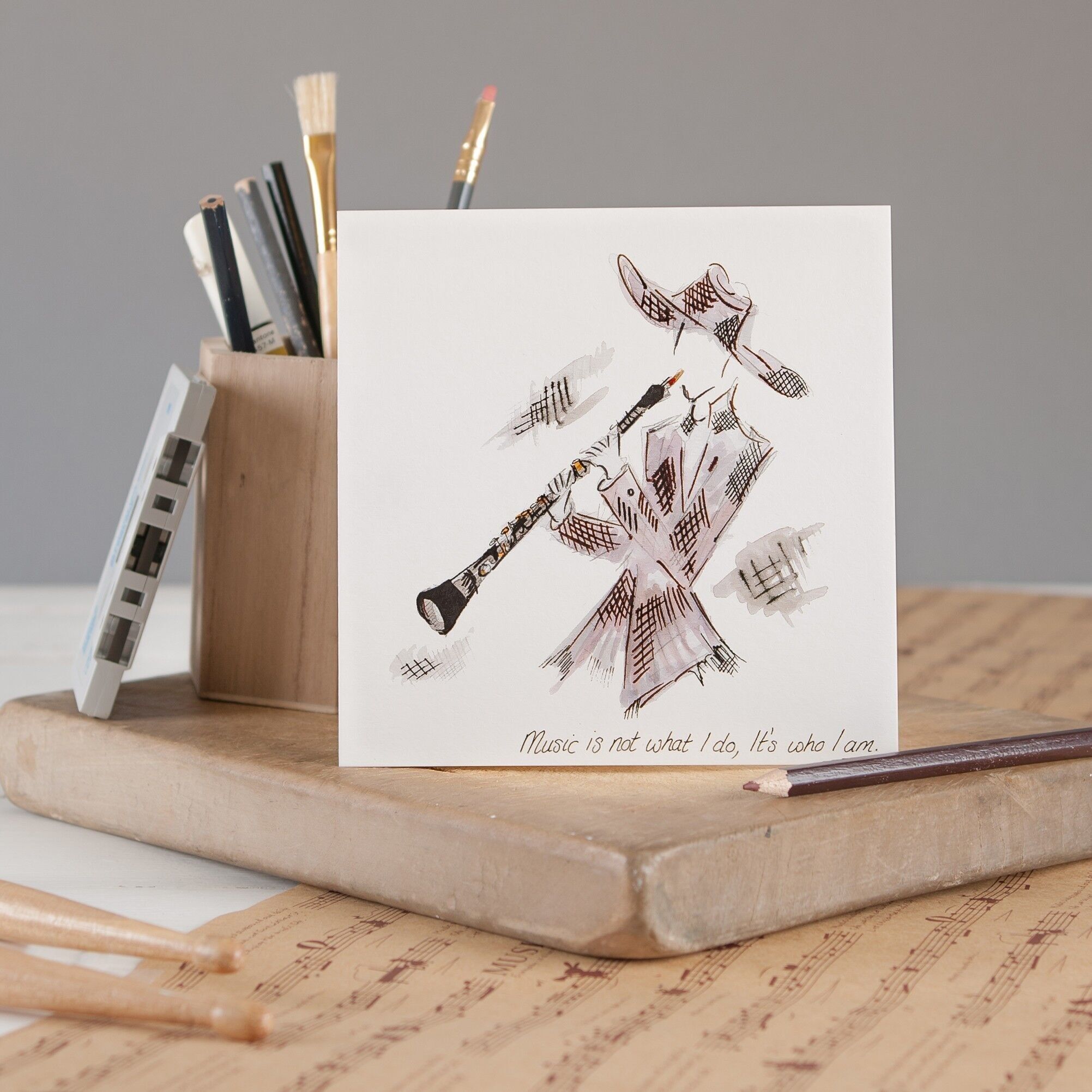 Il biglietto di auguri oboe