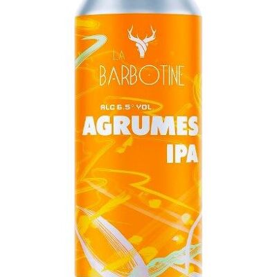 CANETTE AGRUMES IPA - 440 ML - 6,5° Alc. - 44 CL -BIO
