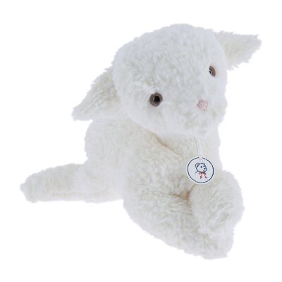 Lamb Plush Toy - "Trianon 30 cm" White - Made in France