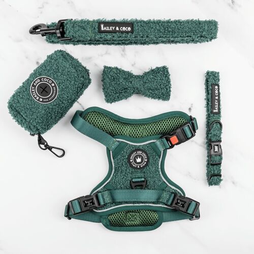 Trail & Glow® Dog Harness Bundle Set - Emerald Teddy