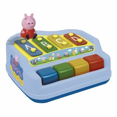 Xilofono Peppa Pig in plastica per bambini, figura 20 x 15 x 15 cm