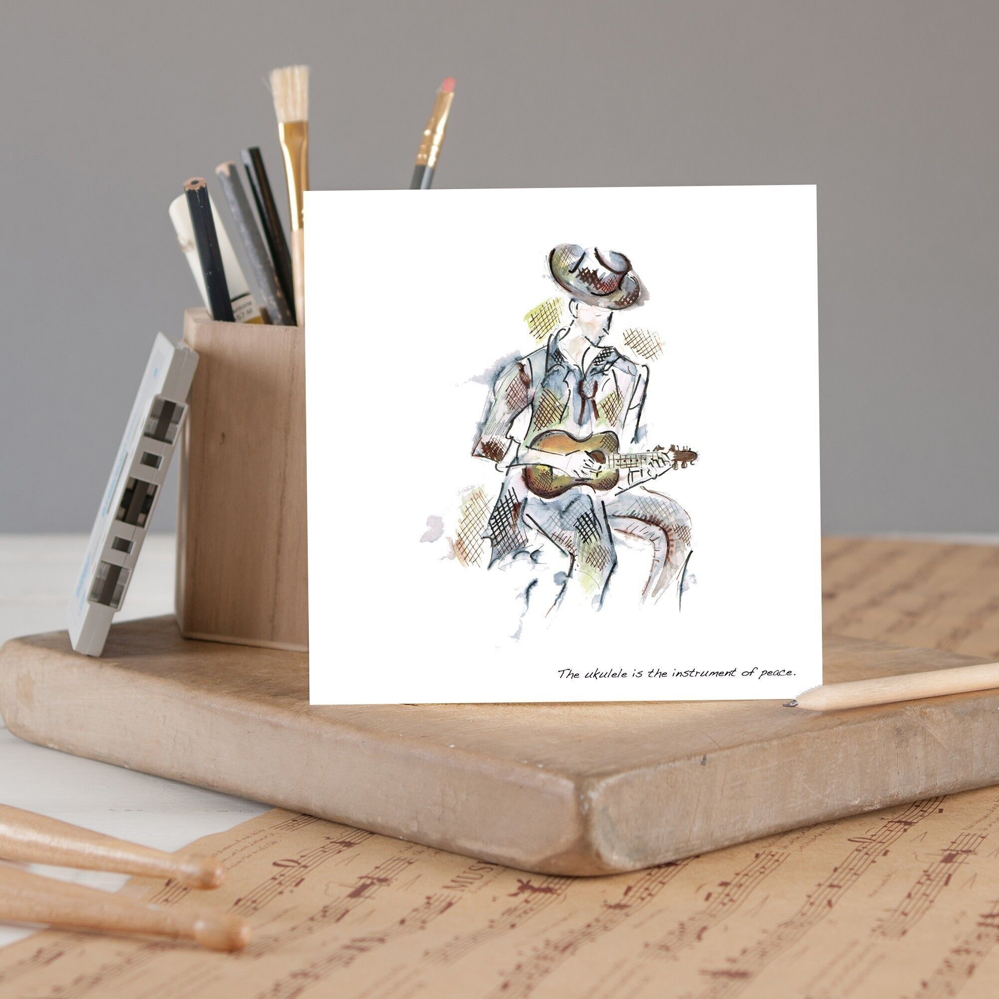 Biglietto di auguri per Ukulele