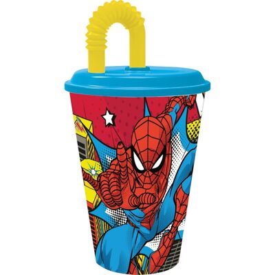 Tazza con cannuccia Spider-Man CZ11366 430 ml