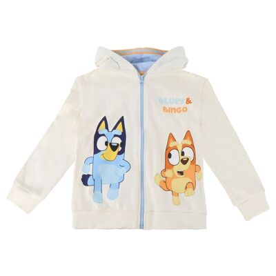 Bluey Cotton Zip-Up Hooded Sweatshirt - 2900002928