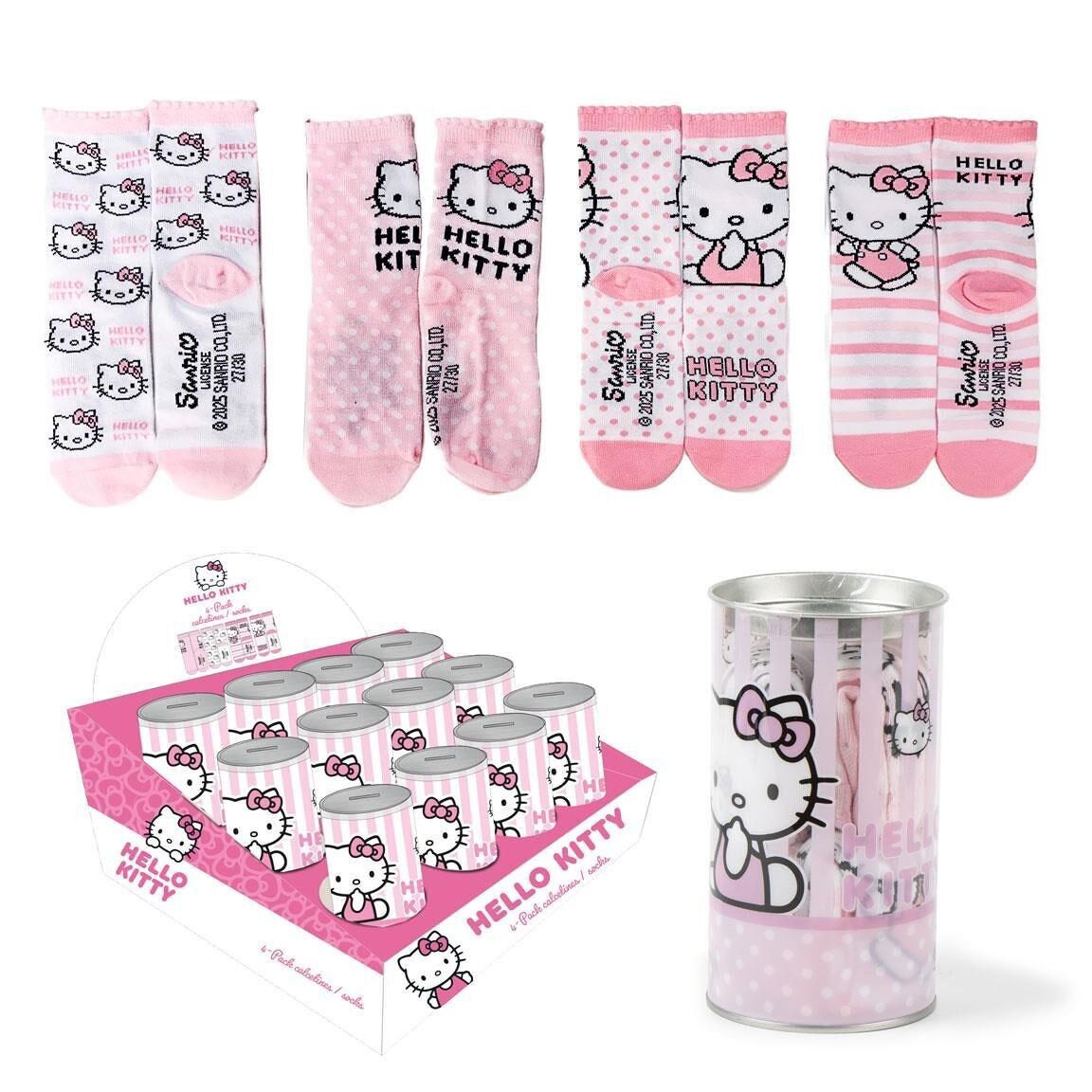 Confezione da 4 calzini Hello Kitty - 2900002973