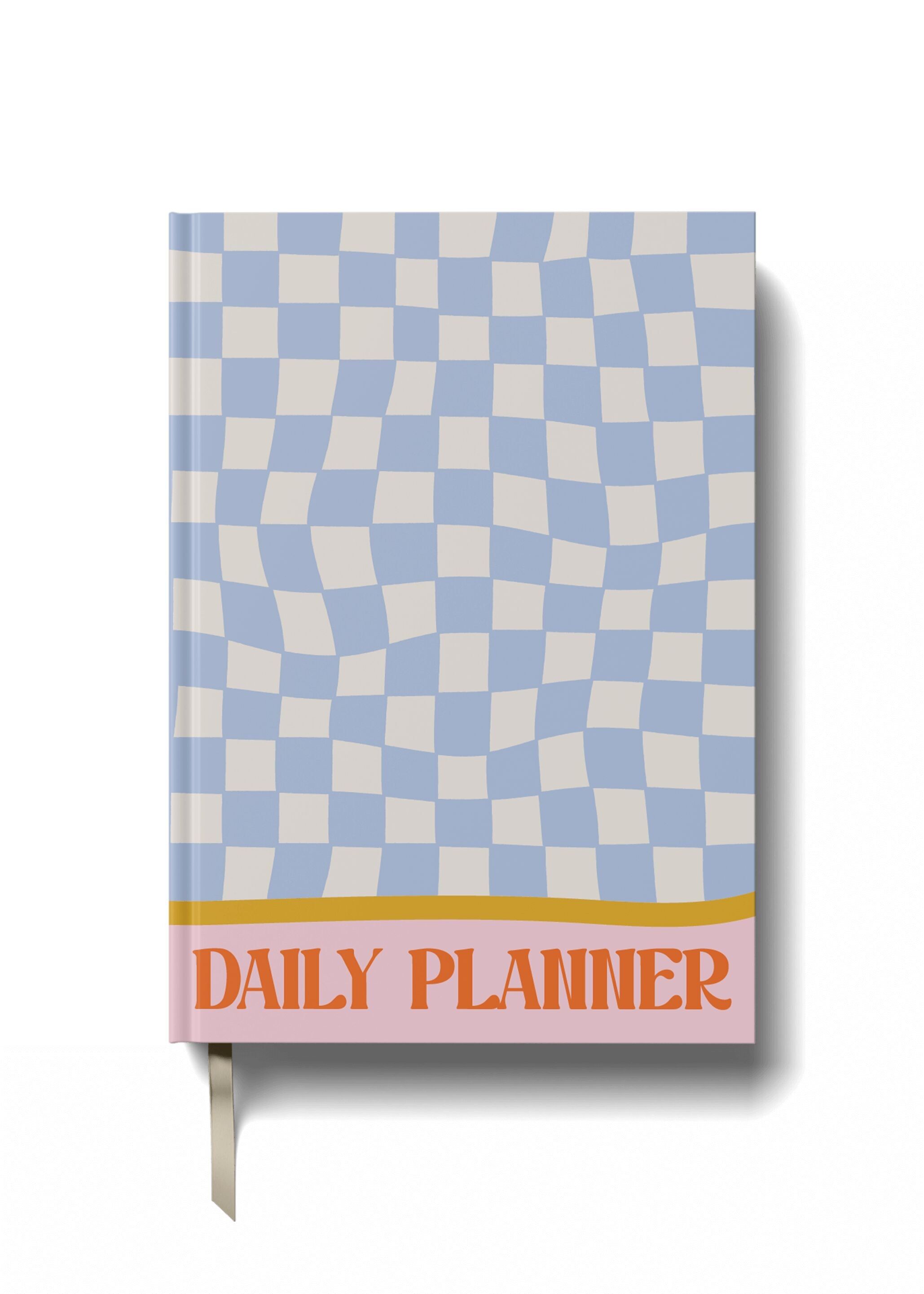 Planificador diario - Mosaico azul