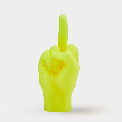 Candle Hand - F*ck You GIALLO FLUO
