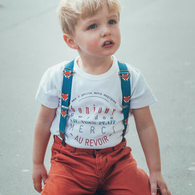 Le Bien Elevé Pour Enfant T-Shirt Blanc