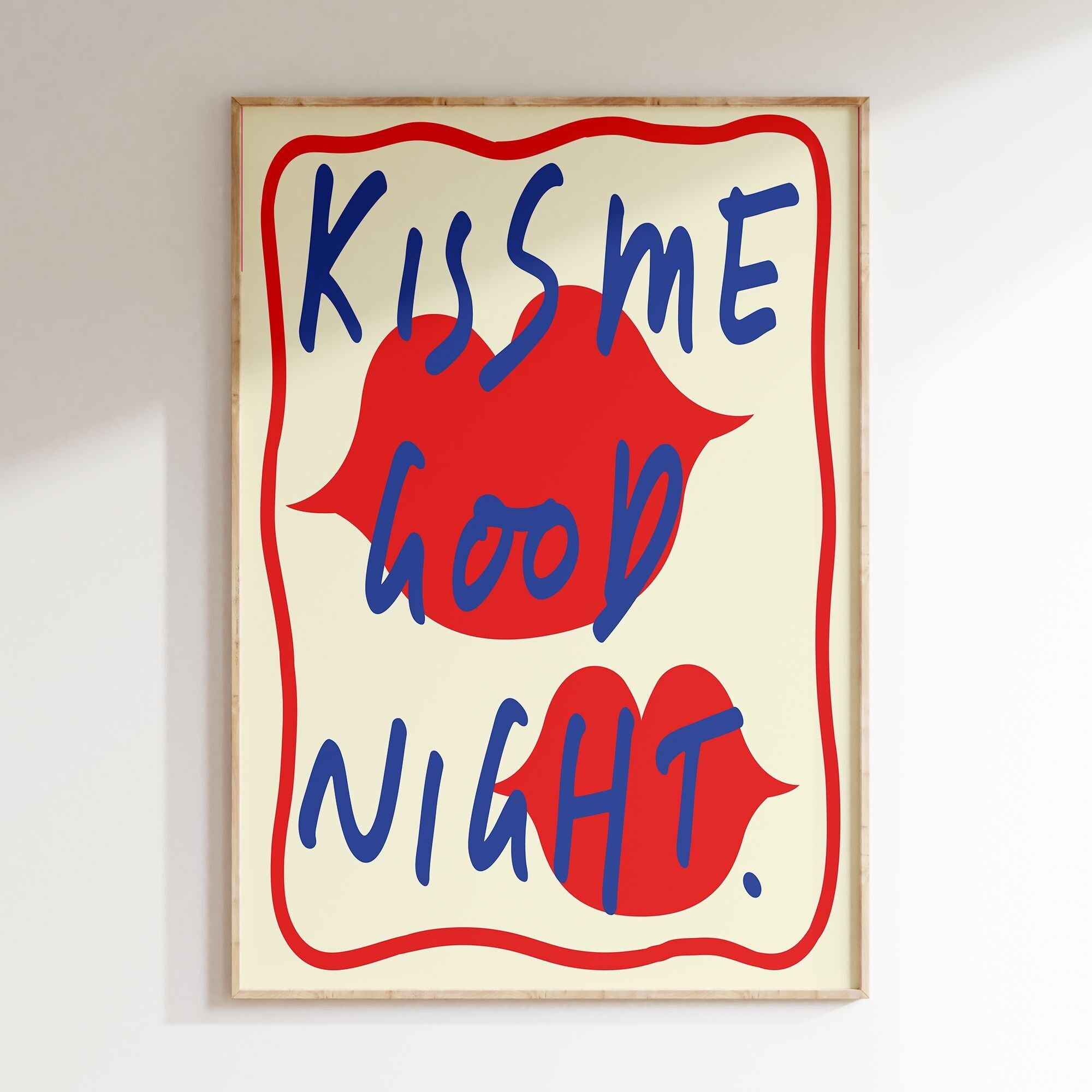 Manifesto "BACIAMI DELLA BUONA NOTTE"