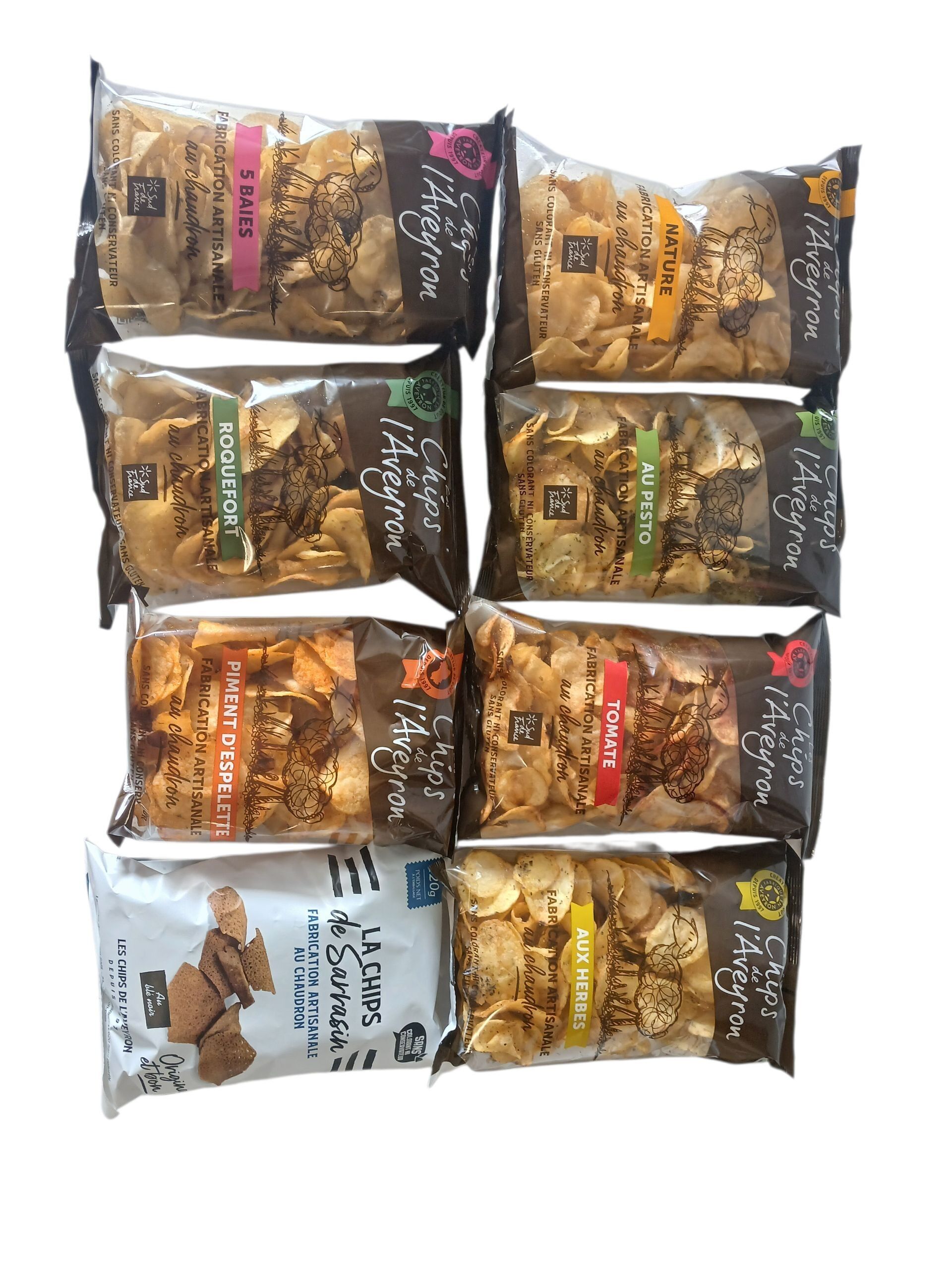 AVEYRON CHIPS DISCOVERY PACK (80 BAGS) - BEST SELLERS