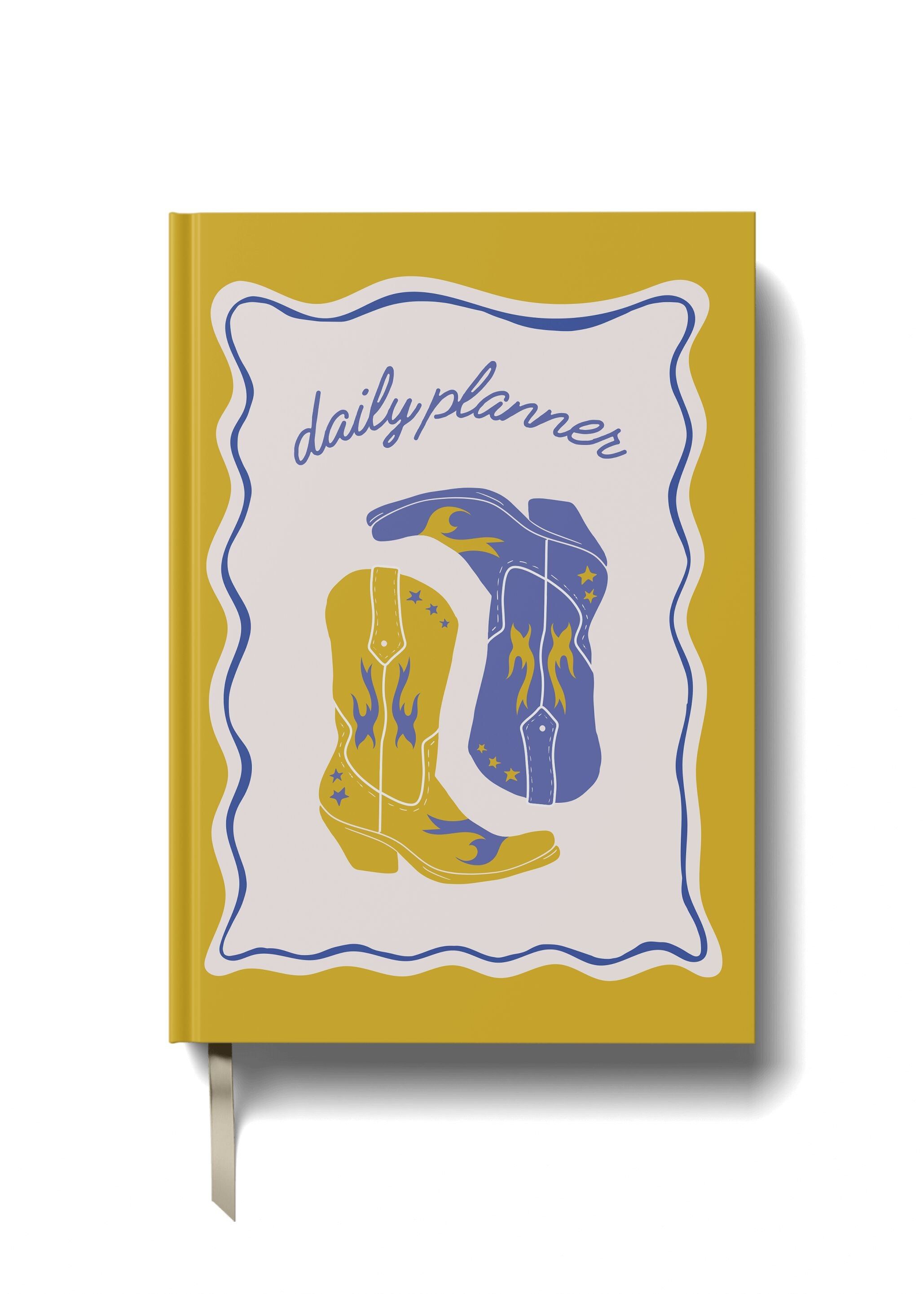 Planificador diario - A5 - Botas de vaquero