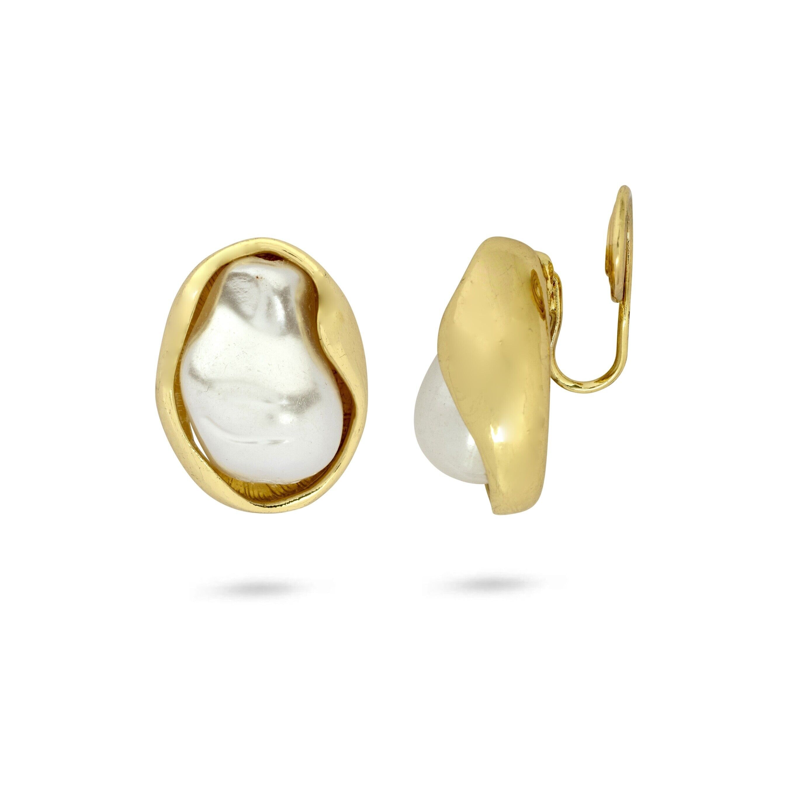Boucles d'oreilles à clip Oyster